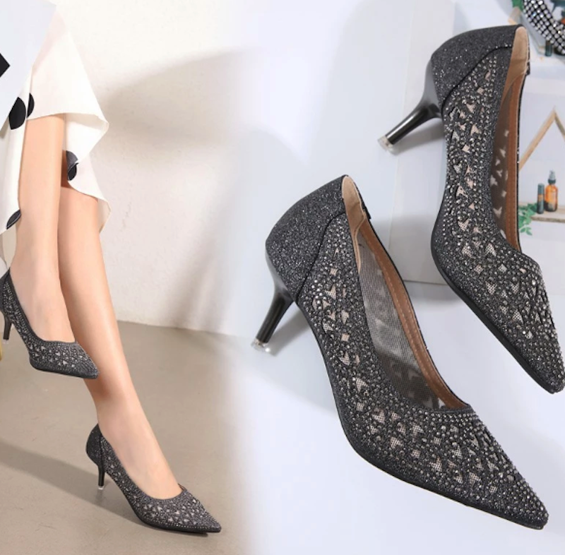 XES Sepatu Pesta Wanita Heels 3