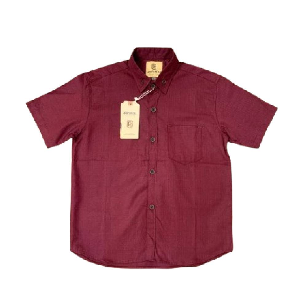 GHIFAREAL Kemeja Anak Lengan Pendek