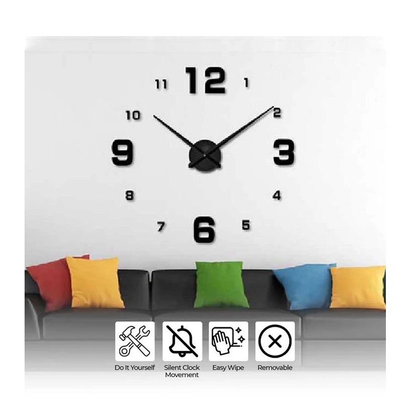 Jakarta Digital Nusantara Taffware Jam Dinding Besar  DIY-102