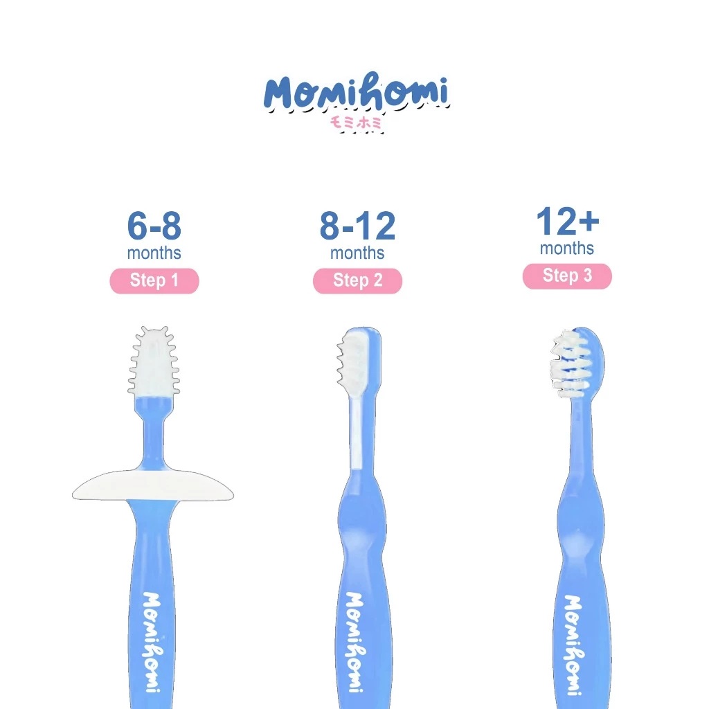  Momi Homi Training Toothbrush Set 2in1