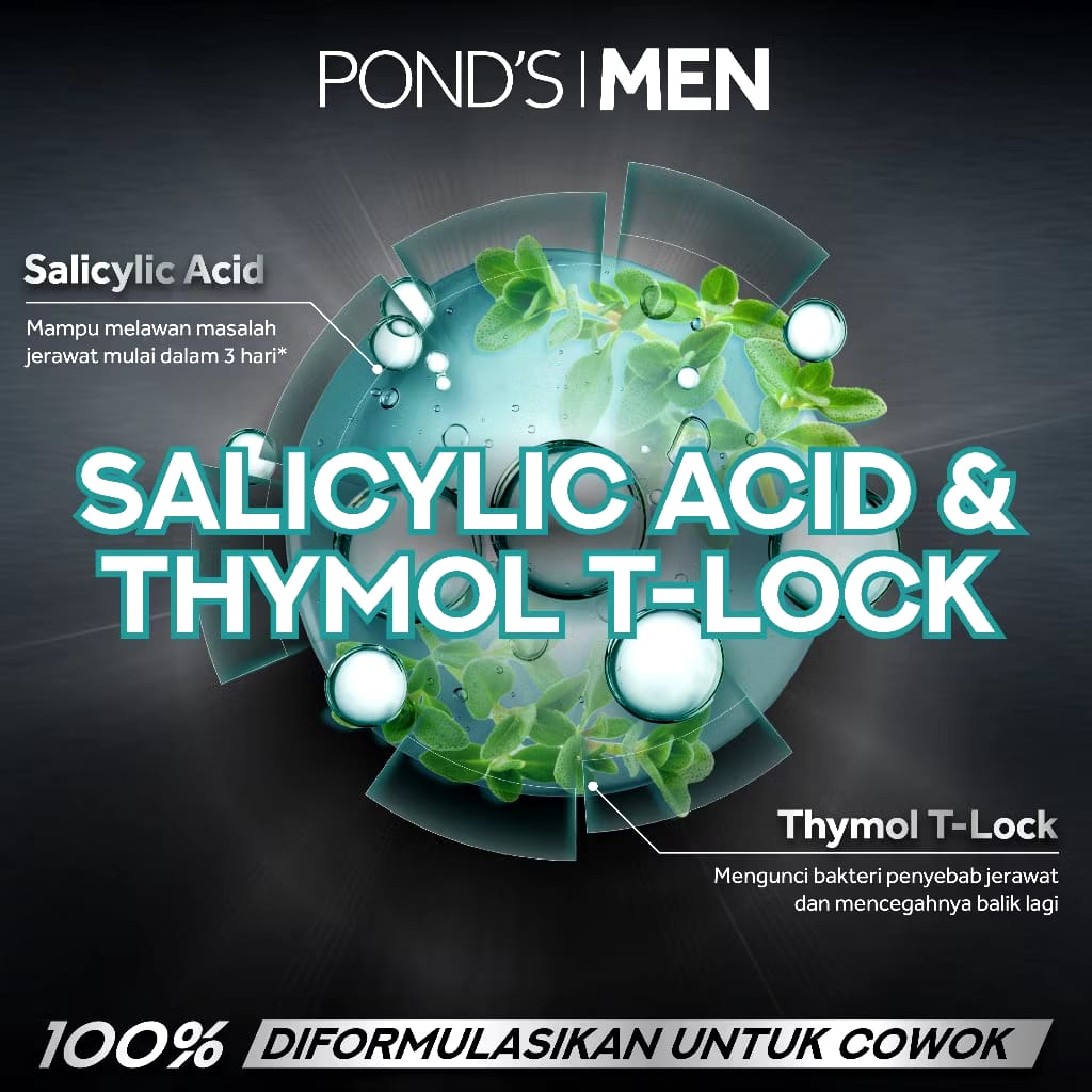 Unilever Indonesia Pond's Men Acne Solution Facial Foam 