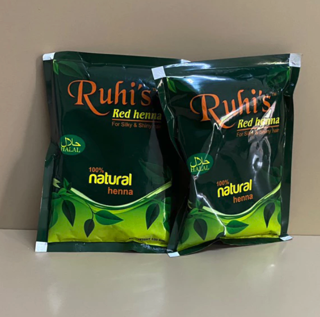 Ganga Prasad Puneet Kumar Ruhi's Red Henna for Silky & Shiny Hair