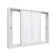 Catur Mitra Sejati Sentosa Tidy Aluminium Window Double Sliding Putih 120 x 100 cm 1