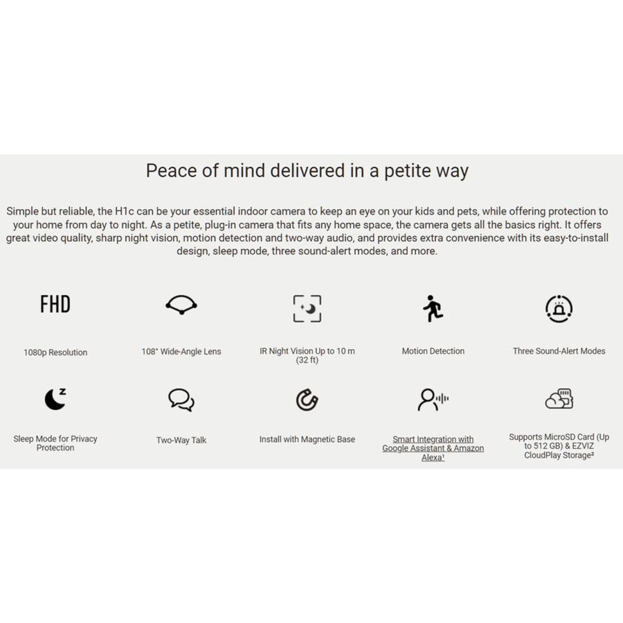 Hangzhou EZVIZ Network  EZVIZ Smart Home IP Camera H1C 