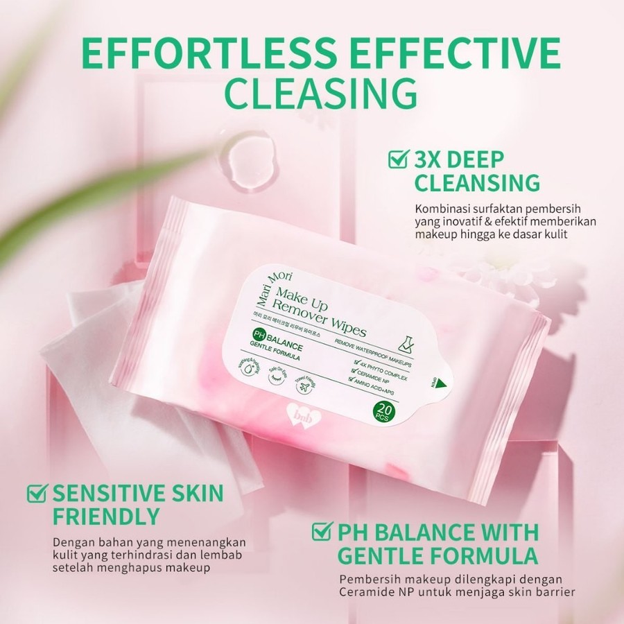 Hebe Beauty Style Barenbliss Mari Mori Make Up Remover Wipes