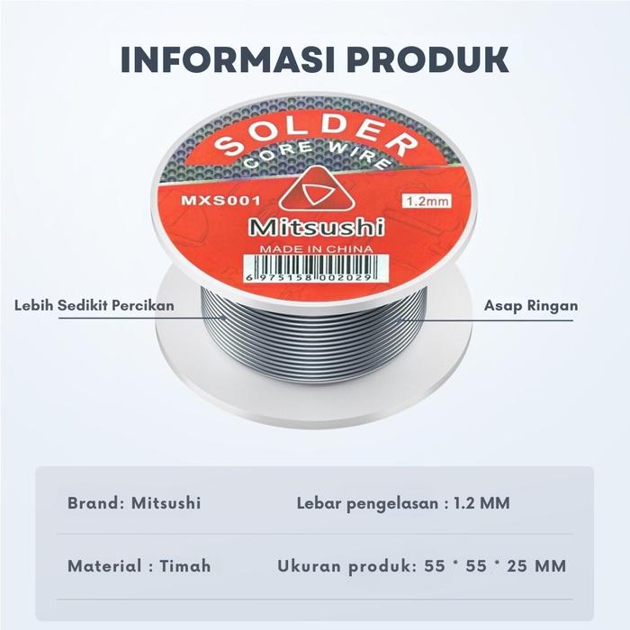 Mitsushi Solder Core Wire 1.2 mm MXS001