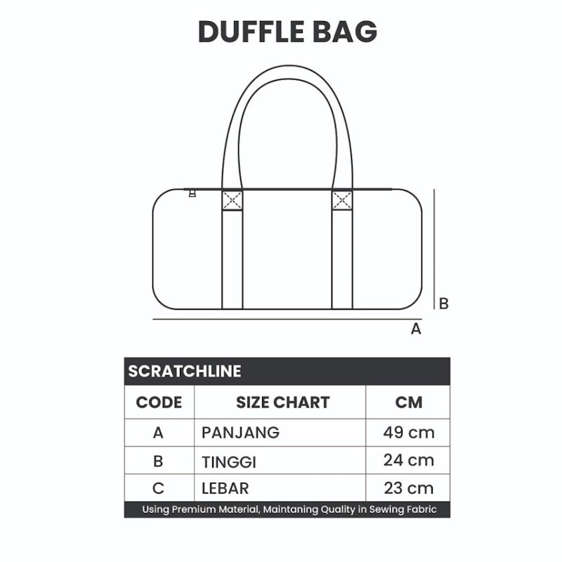 Scratchline Tourmaline Duffle Bag 5