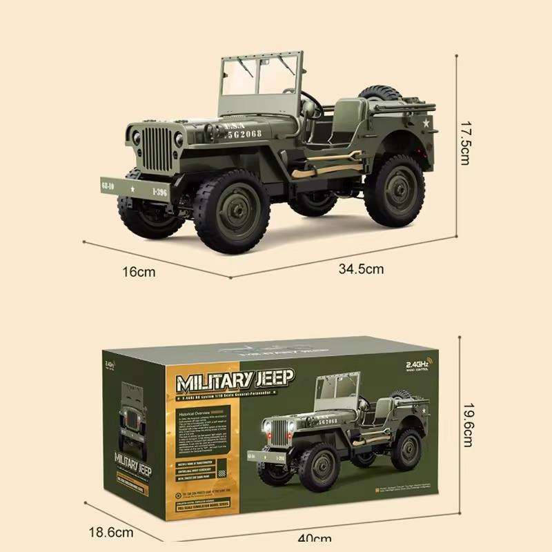  JJRC Willys Military Jeep RC Rock Crawler  C8815 