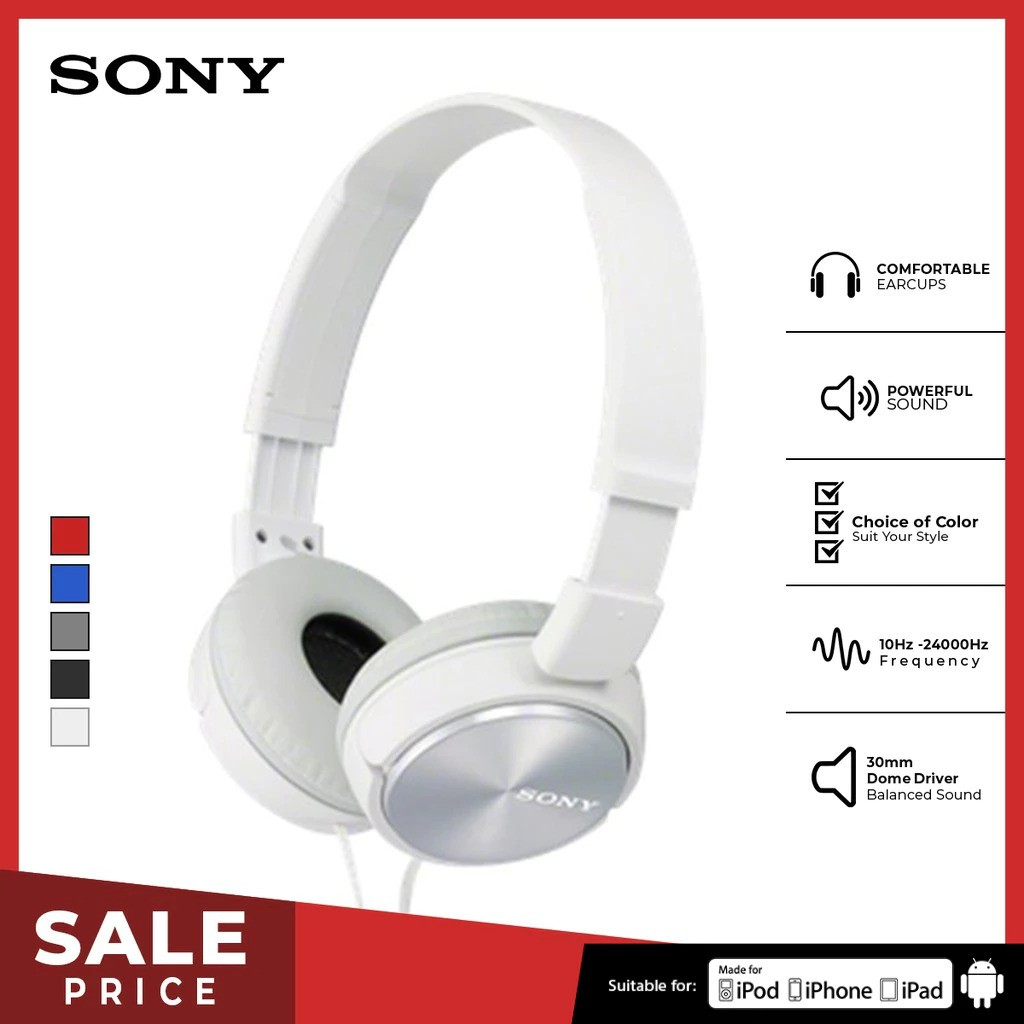 Sony Group Corporation Sony Headphones MDR-ZX310AP