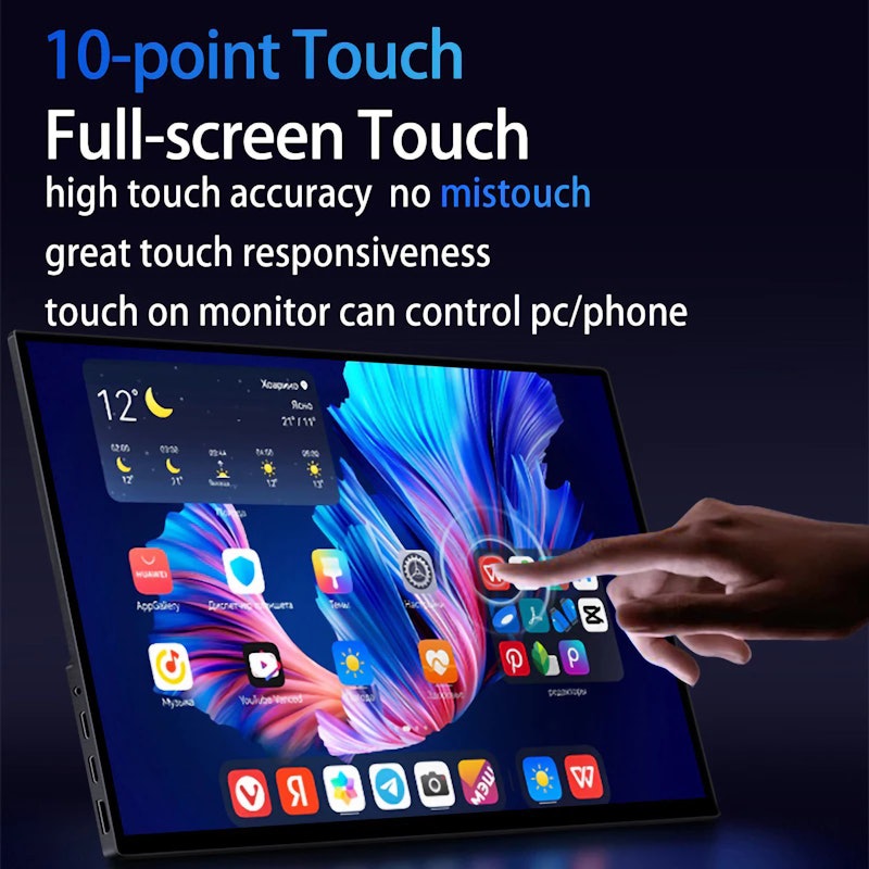 BeeX QLED 14" 2.2K Premium Ultra-Thin Portable Monitor 2