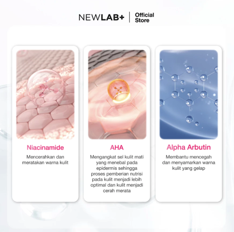 Newlab Brightlogy Brightening Serum + AHA 3
