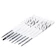 8 Pcs Brush Nail Art Zebra 1