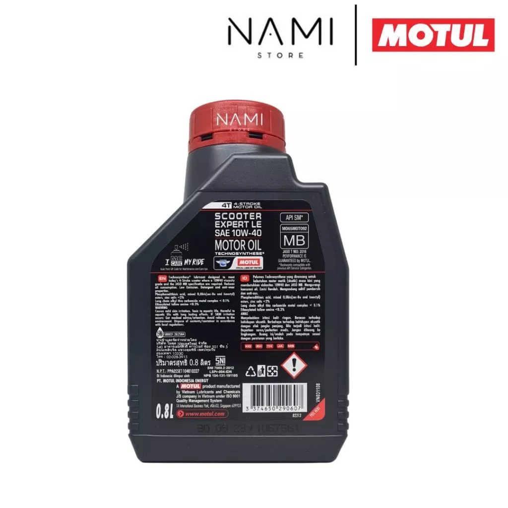 Motul Indonesia Energy Motul Scooter Expert LE 10W-40