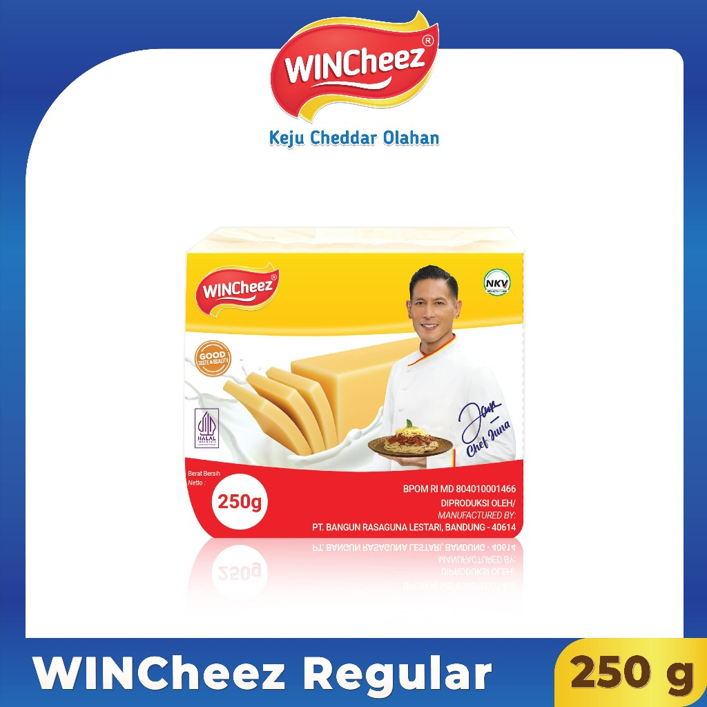 Bangun Rasaguna Lestari WINCheez Keju Cheddar Regular 250 g