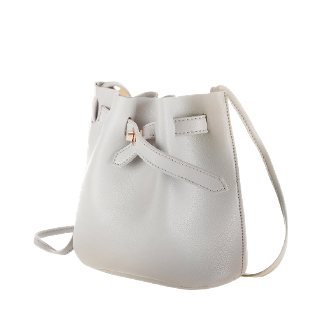 Miniso Tas Selempang Wanita Sling Bag Bucket Bag Ember Metalic 6941501583118