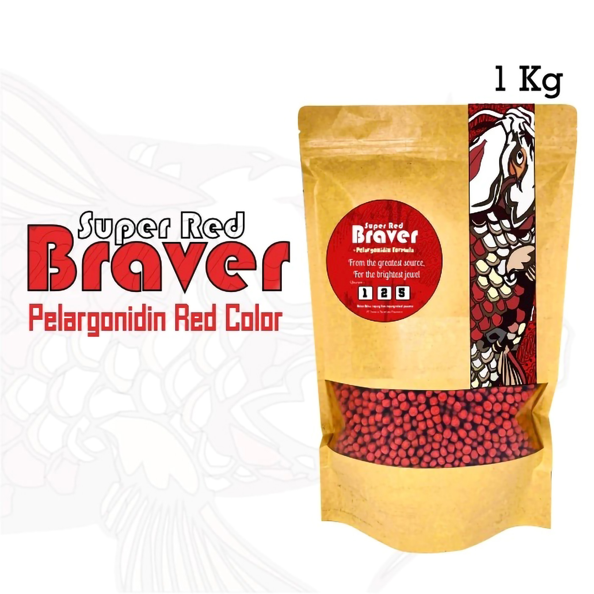 Ikanesia Super Red Braver Pakan Ikan