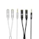 DAP Audio Kabel Audio Splitter 3.5mm Male to 2 Female Audio & Mic 1