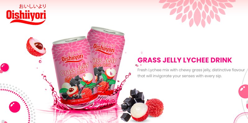 Oishiiyori Grass Jelly 3