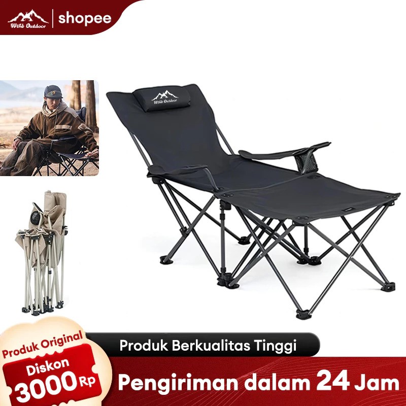  WTHB Outdoor Kursi Lipat Outdoor Portabel