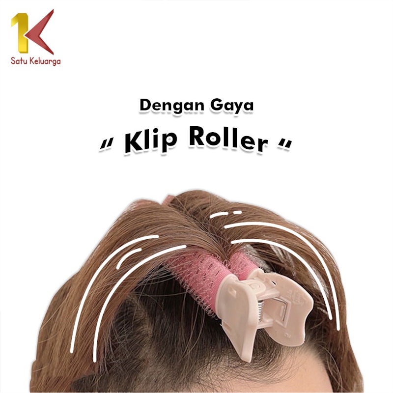 Satu Keluarga Jepit Roll Rambut 2 in 1 4