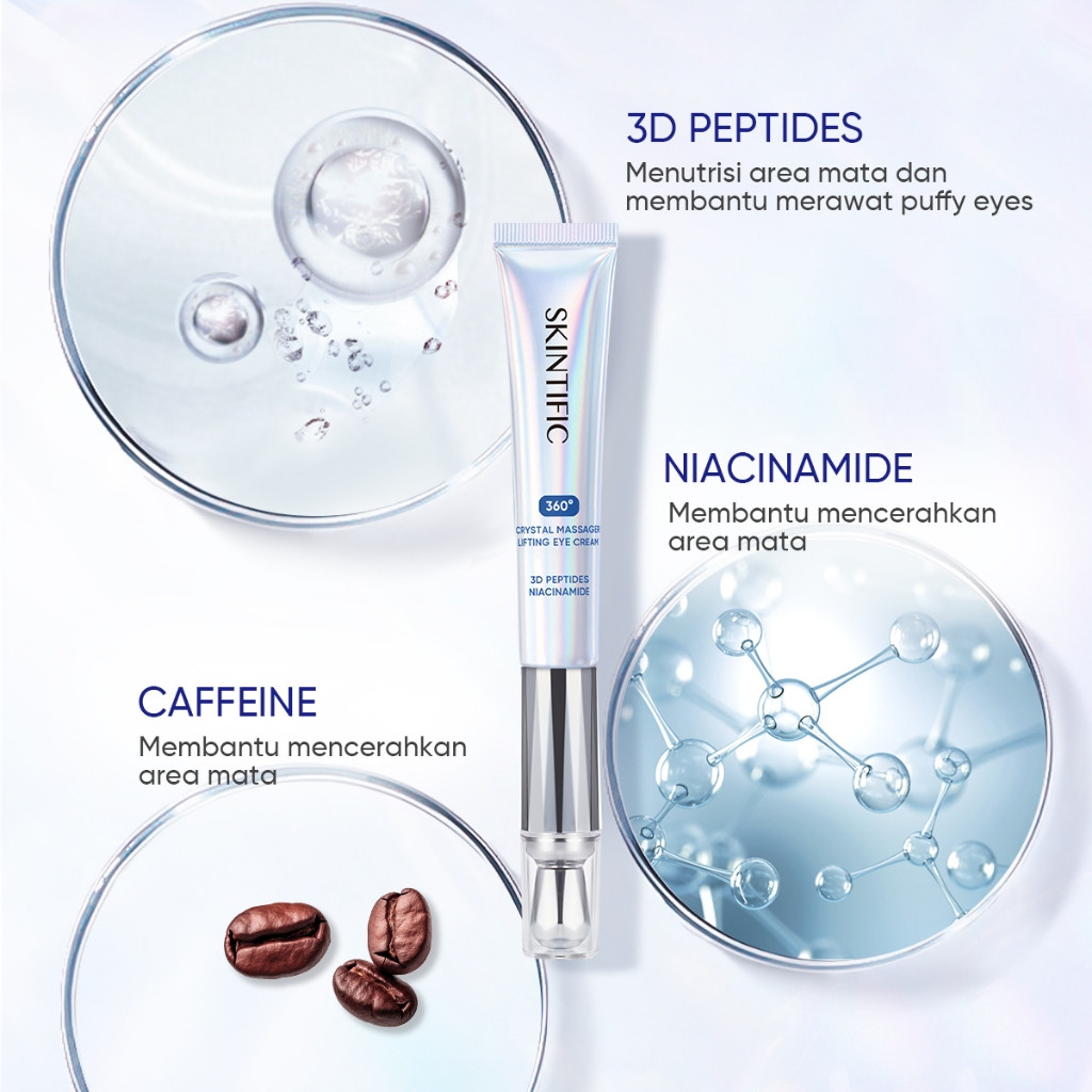 SKINTIFIC Cosmetics SKINTIFIC 360º Crystal Massager Lifting Eye Cream