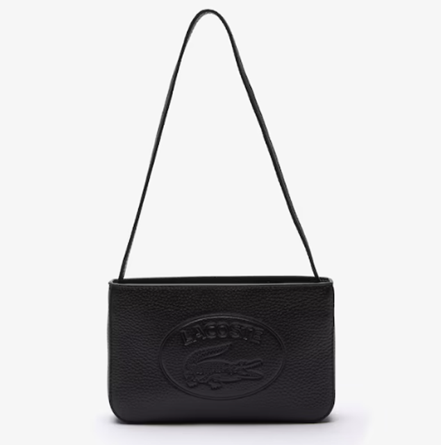 Women’s Croco Crew Grained Leather Baguette Bag ｜ 0100-LACNF3576NL000