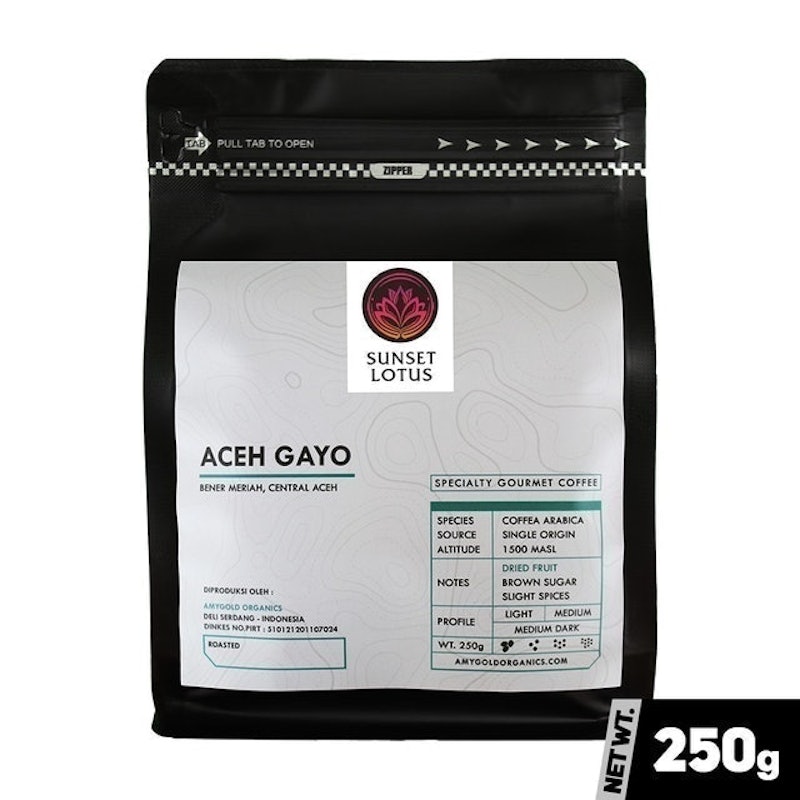 Sunset Lotus Coffee Kopi Arabika Specialty Set 4