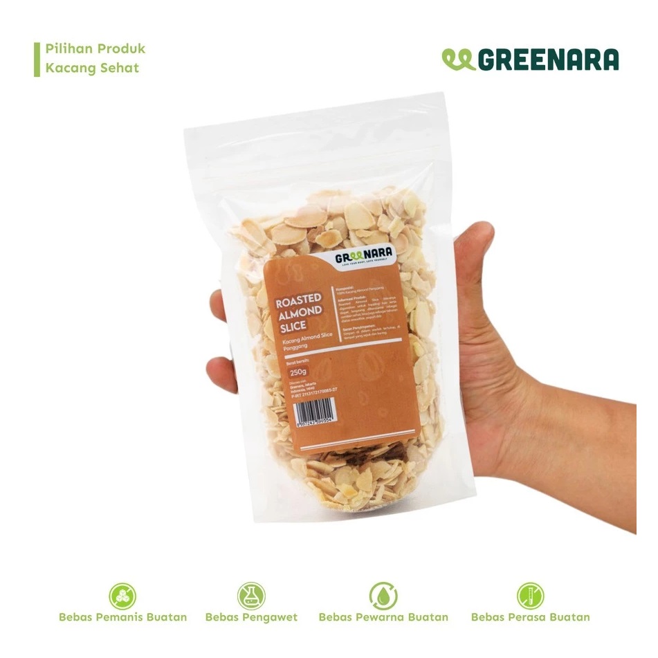 Greenara Almond Slice