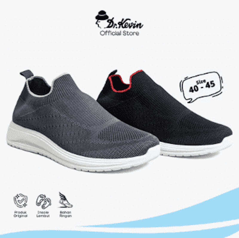 Dr. Kevin Sepatu Kets Sport Kasual Sneaker Pria 4