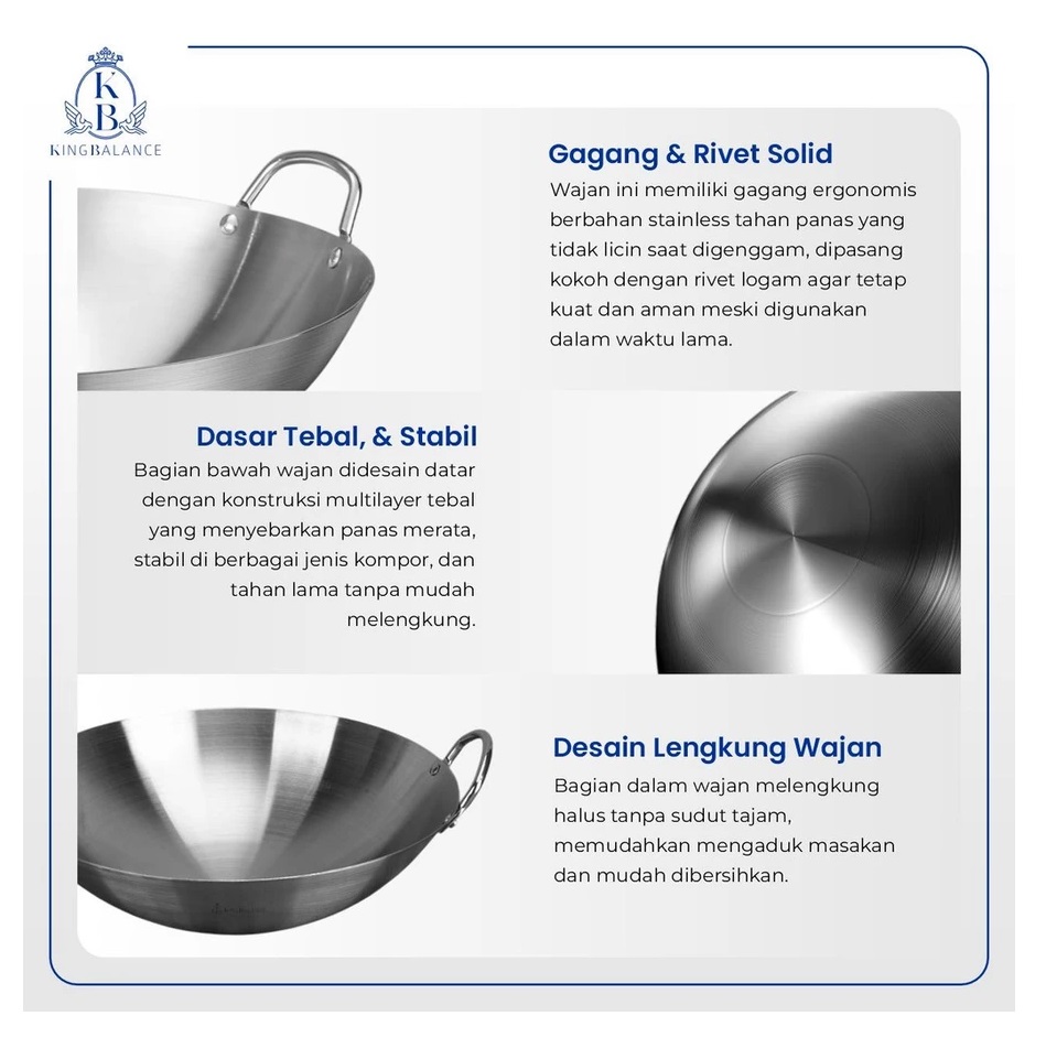 King Balance Wok 215 40 cm 2