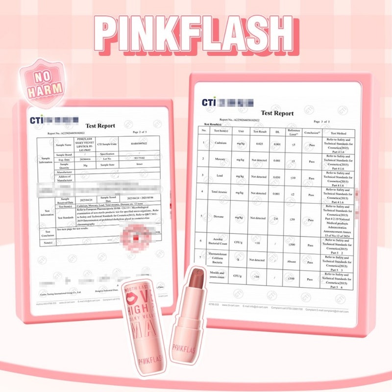 #PinkCover Velvet Matte Lipstick (PK04) 5