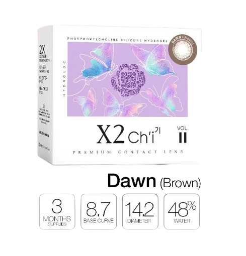 X2 Ch'i Softlens Vol II Dawn (Brown)
