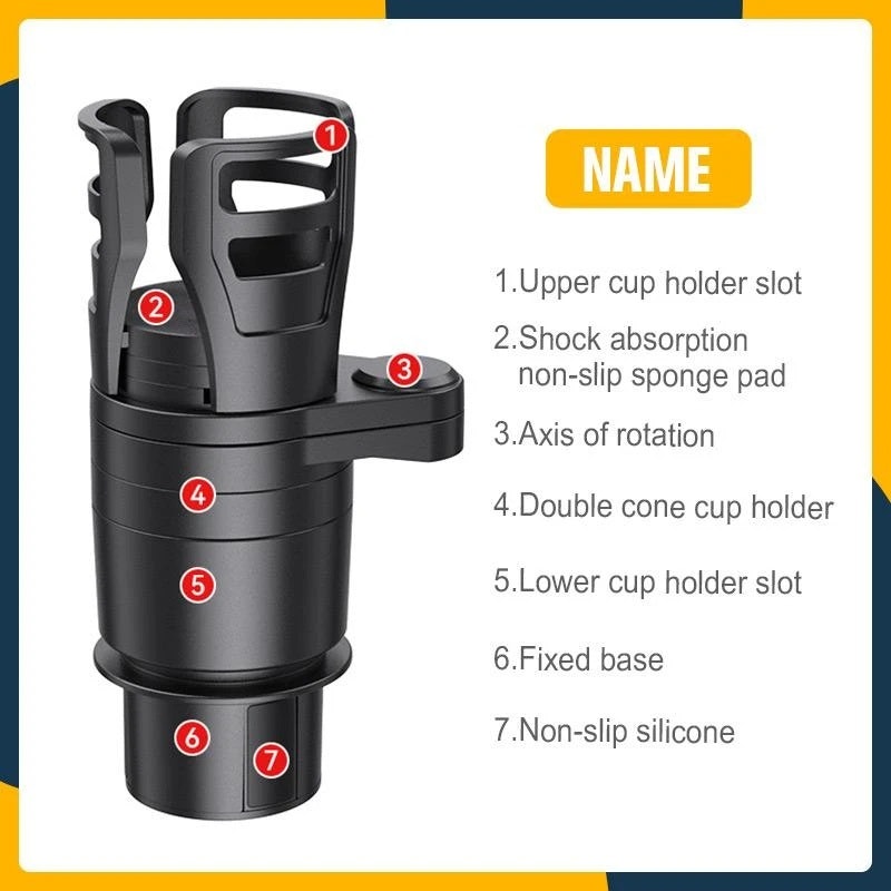 Car Drink Cup Holder Mobil 4in1 2