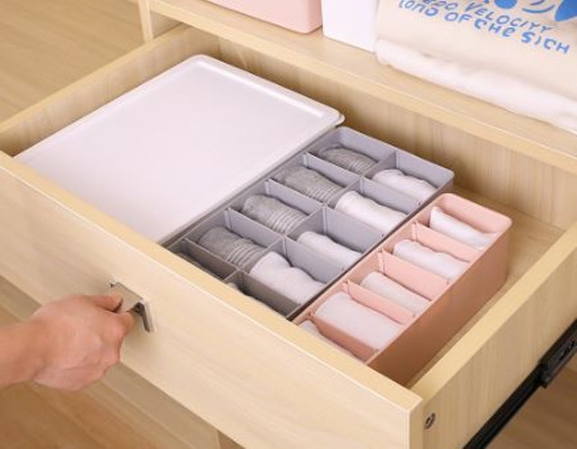 Tempat Pakaian Dalam Kaos Kaki 15 Box Underwear Socks ｜ S3602