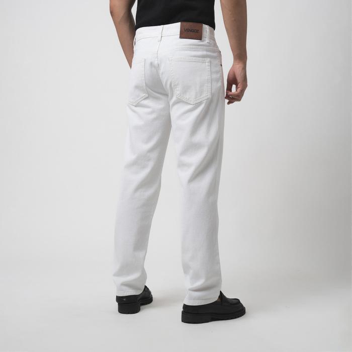 VENGOZ  VENGOZ Celana Jeans Pria Straight Fit Premium Off White