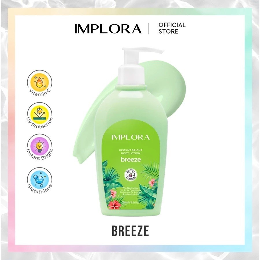 Implora Sukses Abadi Implora Instant Bright Body Lotion Breeze