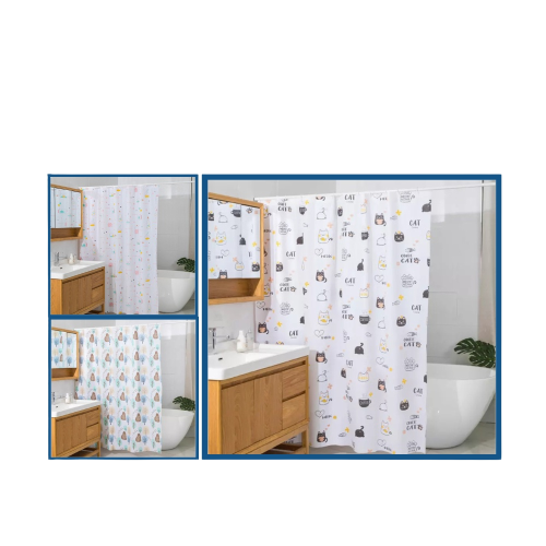 10 Rekomendasi Shower Curtain Terbaik  3