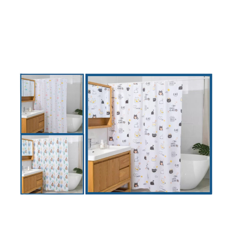 Tirai Kamar Mandi Motif 1