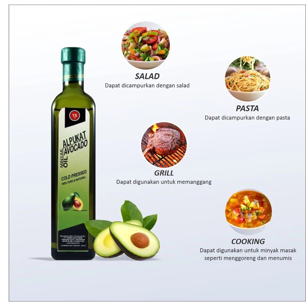 TSBali Avocado Oil Refined Cold Pressed