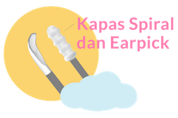 Charmindo Mitra Raharja CharMi Spiral Cotton Buds + Earpick   Art 181