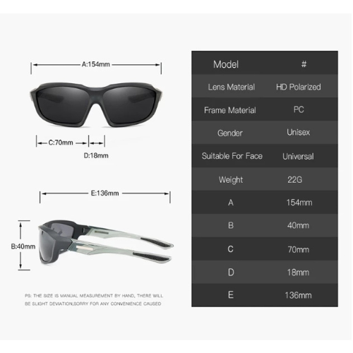  Bitzen Kacamata Hitam Olahraga BZ16