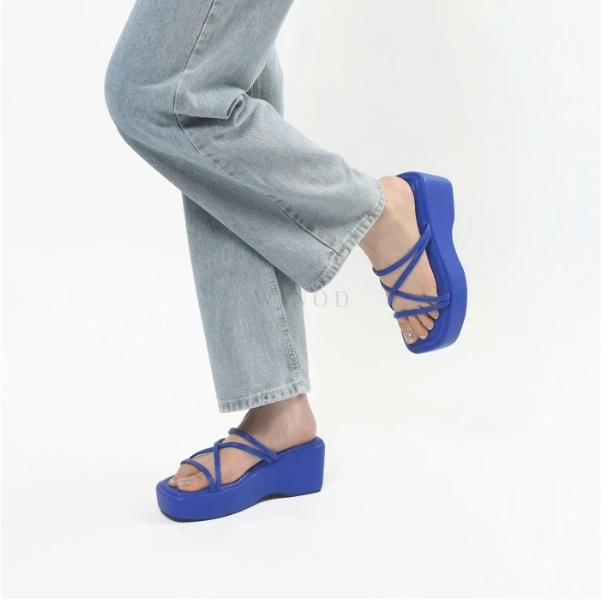 WINOD Ritel Indonesia WINOD Daisy Platform Sandal Wedges 