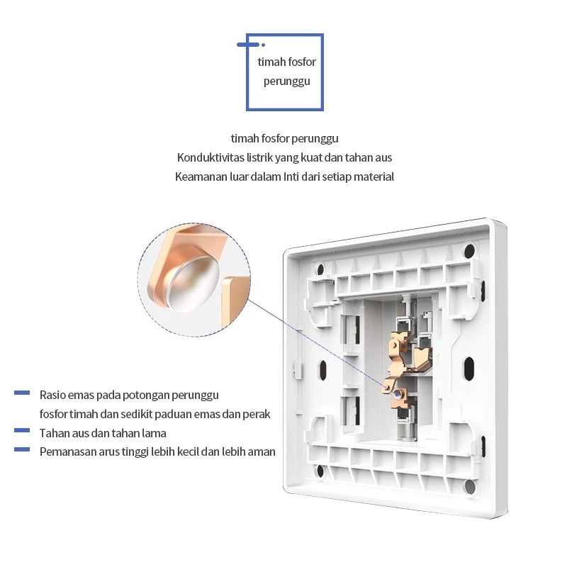 CHINT NEW2M 3-Gang 1-Way Switch 2