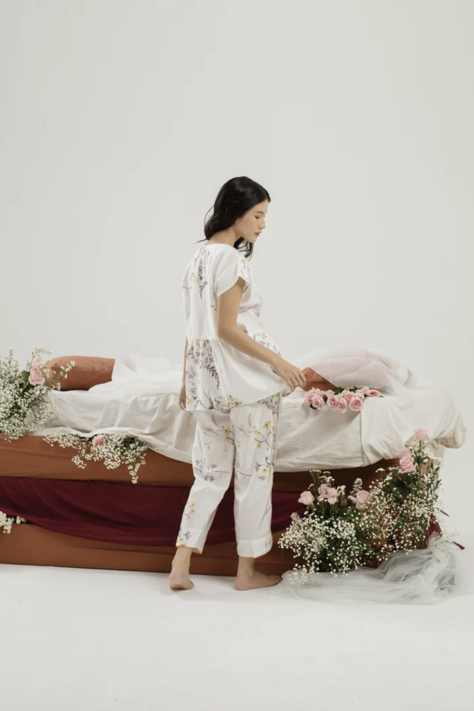 Fleur de Coton Freesia Kimono Set