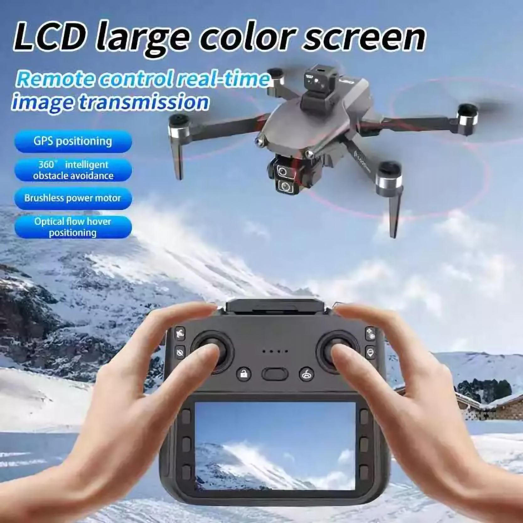 LYZRC L600-1 PRO MAX GPS 3 Axis 4