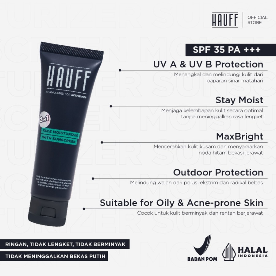 Pria Kebanggaan Nusantara HAUFF Brightening Complete Package