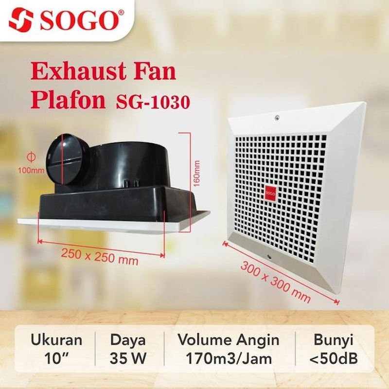 SOGO Exhaust Fan Plafon 3