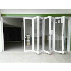 Pintu Lipat Aluminium Kaca