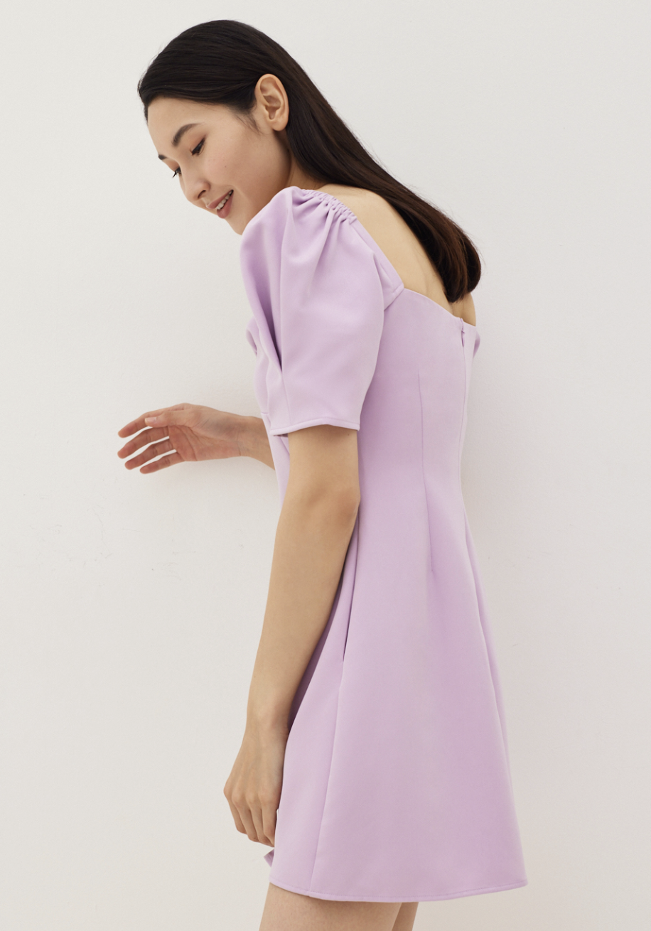 Shai Puff Sleeve Bustier Dress