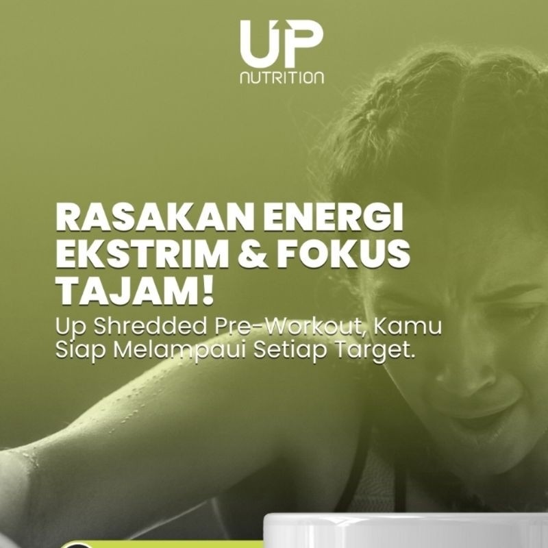  UP Nutrition Shreded Pre Workout + Fat Burner Orange